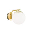 Aplica moderna alama aurie 1xE14/40W, Madis WA 2-1357/1 MS-Matt Orion